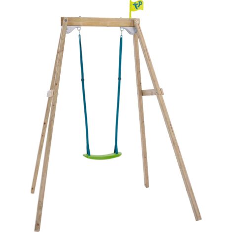 Portique Bois Tp Forest Pour Enfants Avec Agres Balancoire Tp Rapide - Norme Fsc Dim L156 X L183 X H209 - Marron, vert