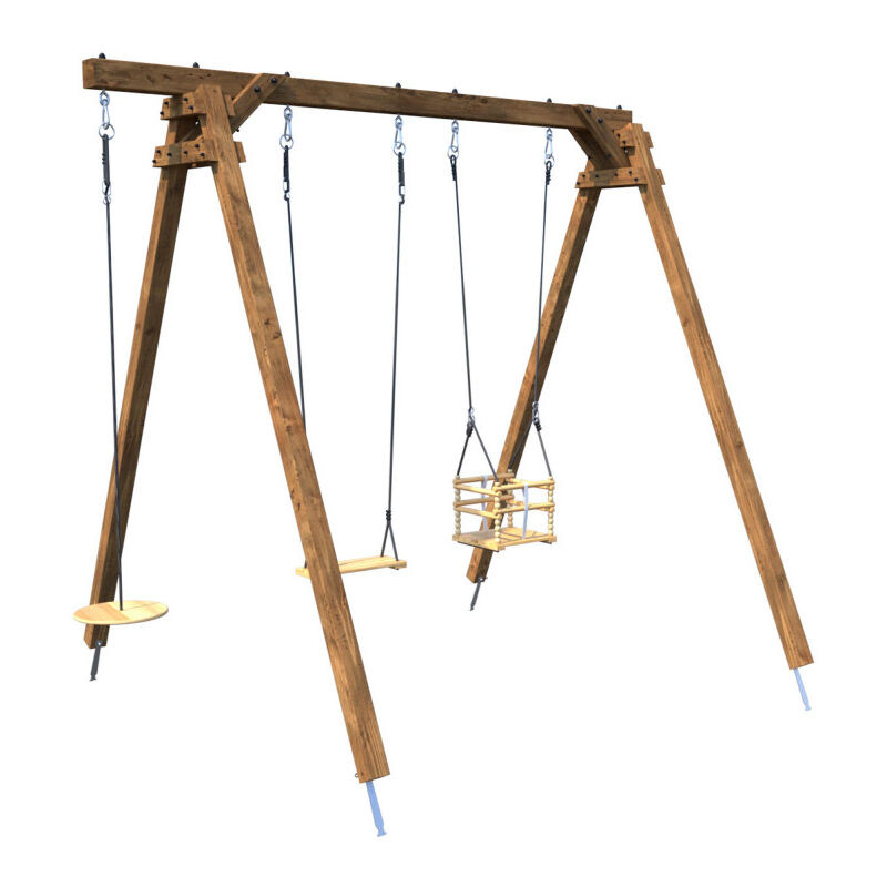 Balançoire Objectif Nature 3 agrès Ulysse