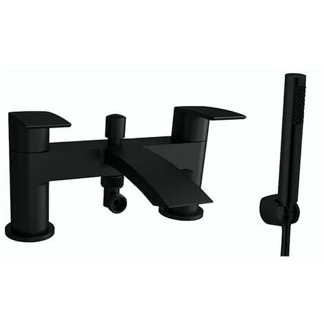 Portobello Bath Shower Mixer Matt Black