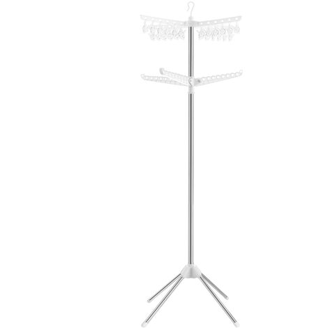 Portoir à linge - Portoir à linge - Parapluie de séchage - 186 cm - Gris