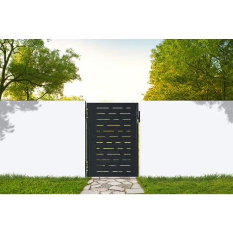 CASANOOV Portón de hierro 100 x 140cm NALI ARLBERG NEGRO MATE