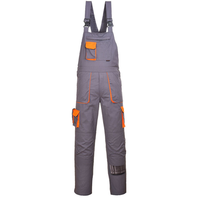 Portwest Texo Trägerkleid Kontrastfarbe, Grau Größe S - Portwest