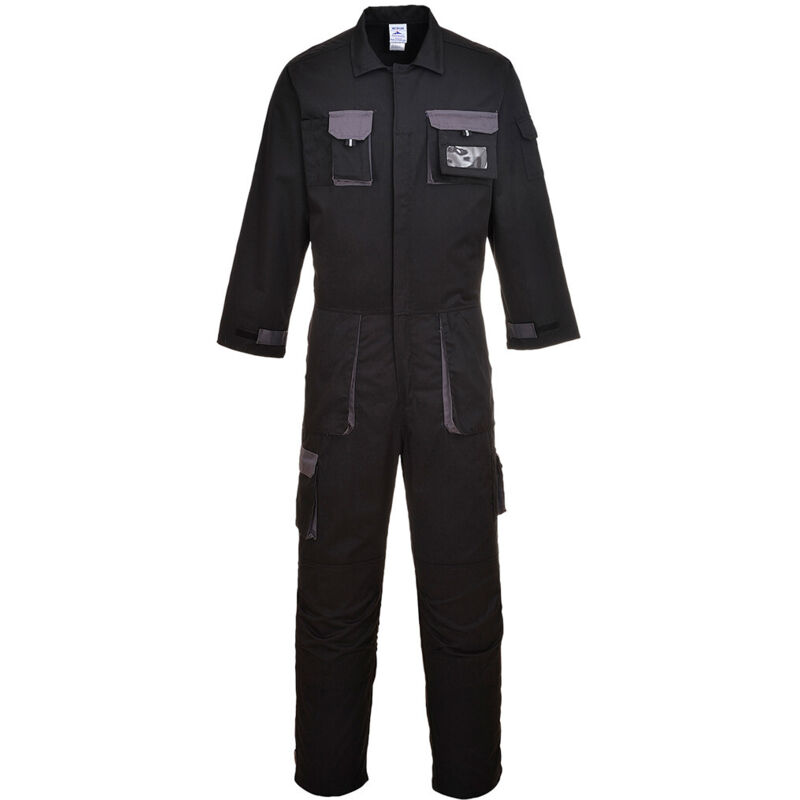 Portwest Texo Overall Kontrastfarbe, Schwarz Größe Xl - Portwest