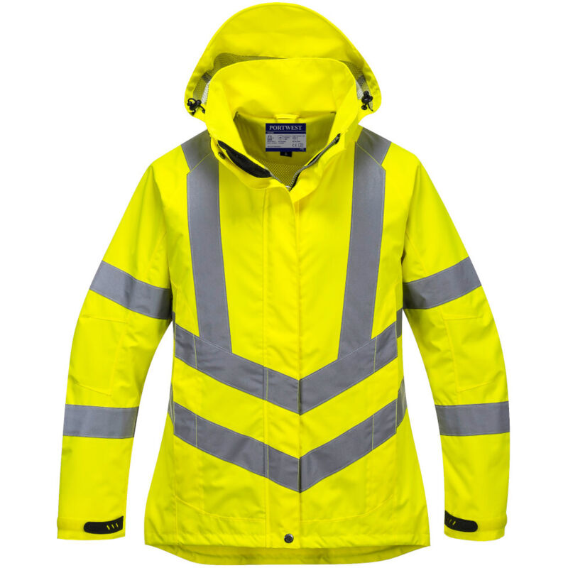 Portwest Atmungsaktive Damen Warnschutzjacke, 40+ Upf Gelb M