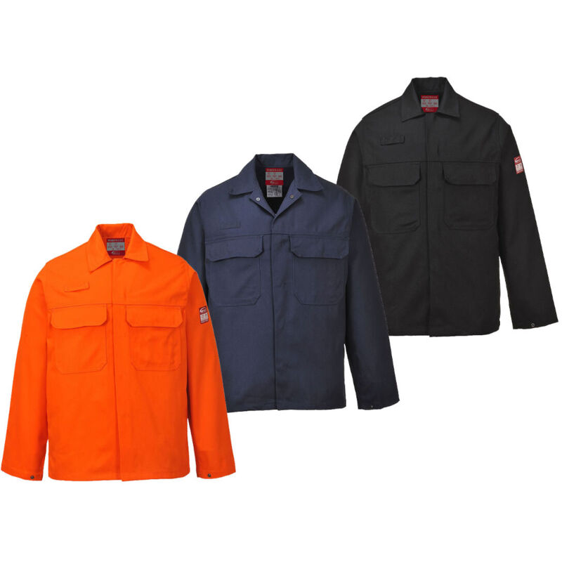 Image of Portwest Bizweld Work BIZ2 feuerfeste Arbeitsjacke - XL - Blau