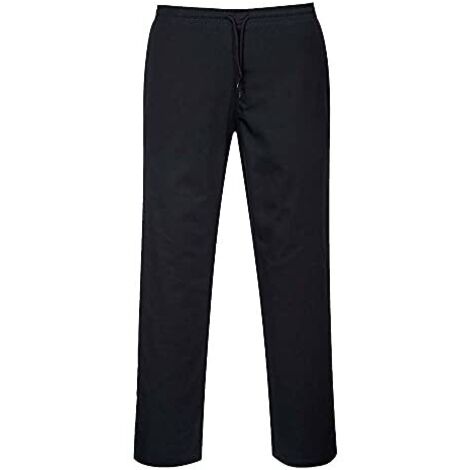 Portwest C070 Pantaloni Protettivi di Sicurezza con Coulisse Nero Alti, XS