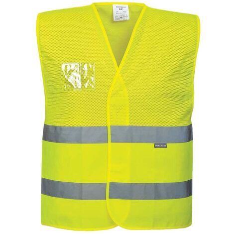 Portwest C494 Gilet Mezza Rete ad Alta Visibilità, Giallo, S/M