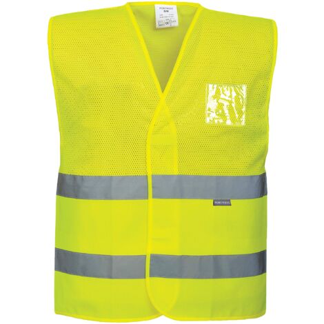 Portwest C494 Gilet Mezza Rete ad Alta Visibilità, Giallo, XX/3X