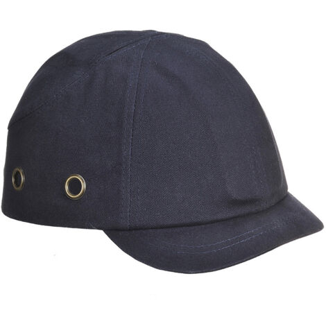 Portwest – Casquette anti-heurt avec visière courte – Norme EPI EN 812 – Coque ABS – Mousse EVA haute densité – Ajustement par bandes auto-aggrippantes