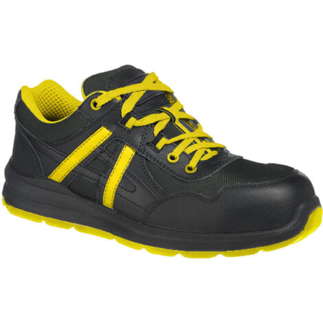 Portwest Compositelite Mersey Trainer S1p - Taille 39 - Noir/jaune - Portwest