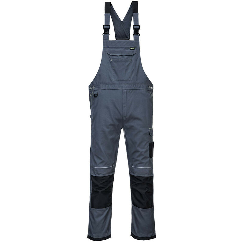 Cotte à bretelles PW3 Work couleur : Gris Zoom/Noir taille l Portwest