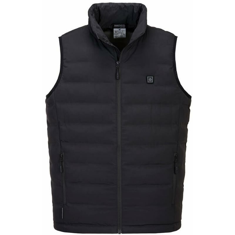 Doudoune sans manche Portwest Chauffante usb Noir t.xl S549BKRXL