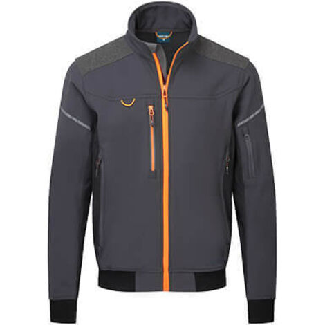 Portwest EV4 Softshell Bomber Jacket (3L) EV464 Gr. 2XL Metal Grey Tall
