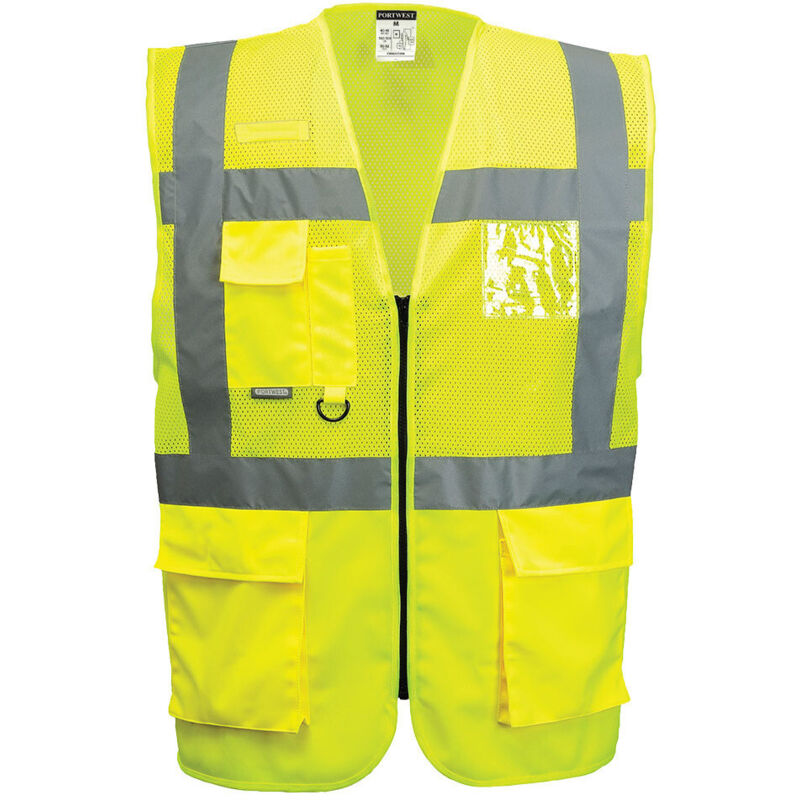 Executive-Strickweste Madrid Farbe: Gelb Größe XXXL - Portwest