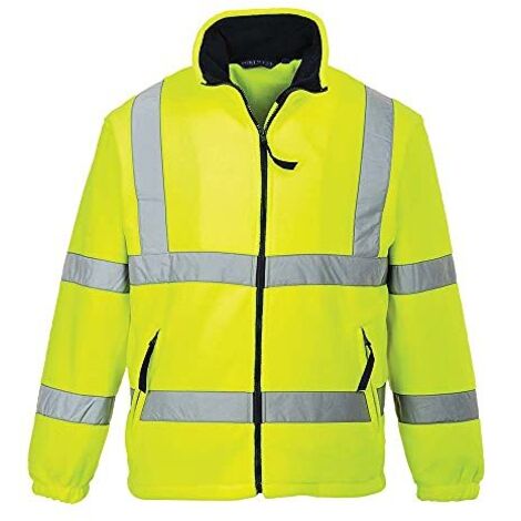 Portwest F300YER4XL Pile con Fodera in Rete ad Alta Visibilità, Giallo, 4XL