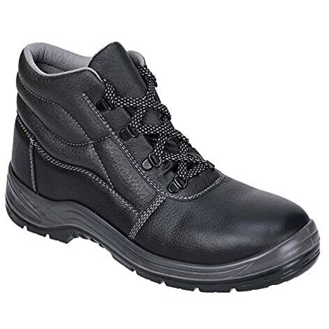 Portwest FW23 S3 Stivali Antinfortunistici, Unisex - Adulto, SRC, Nero (Nero Bkgr), 49 EU (14 UK)
