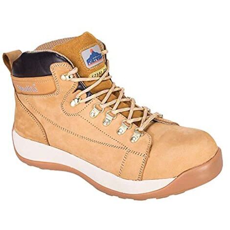Portwest FW31 SB HRO Stivali antinfortunistici, Unisex - Adulto, SRC, Giallo (Miele Hor), 43 EU (9 UK)