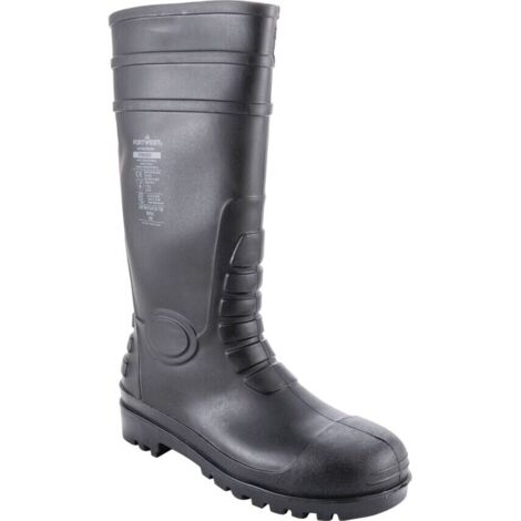 Portwest FW95 Safety Wellington Black Size 9