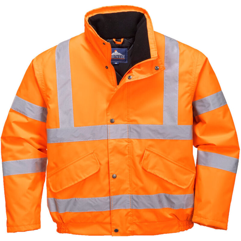 Portwest Gefütterte Warnschutz Pilotenjacke En342 Orange 2xl