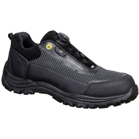 Portwest Girder Composite Low Shoe S3S ESD SR FO FE05 Gr. 41 Black/Grey