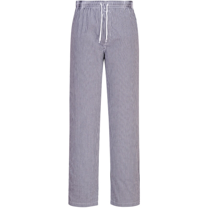 Portwest Herren Kochhose "bromley" 100% Baumwolle Blau 2xl