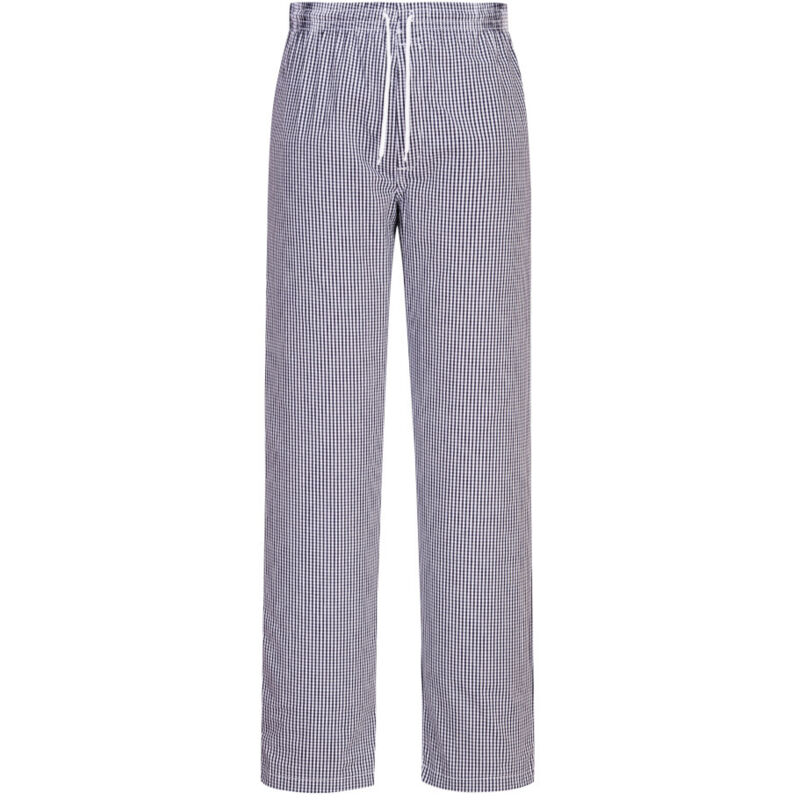 Portwest Herren Kochhose "bromley" 100% Baumwolle Blau Xl
