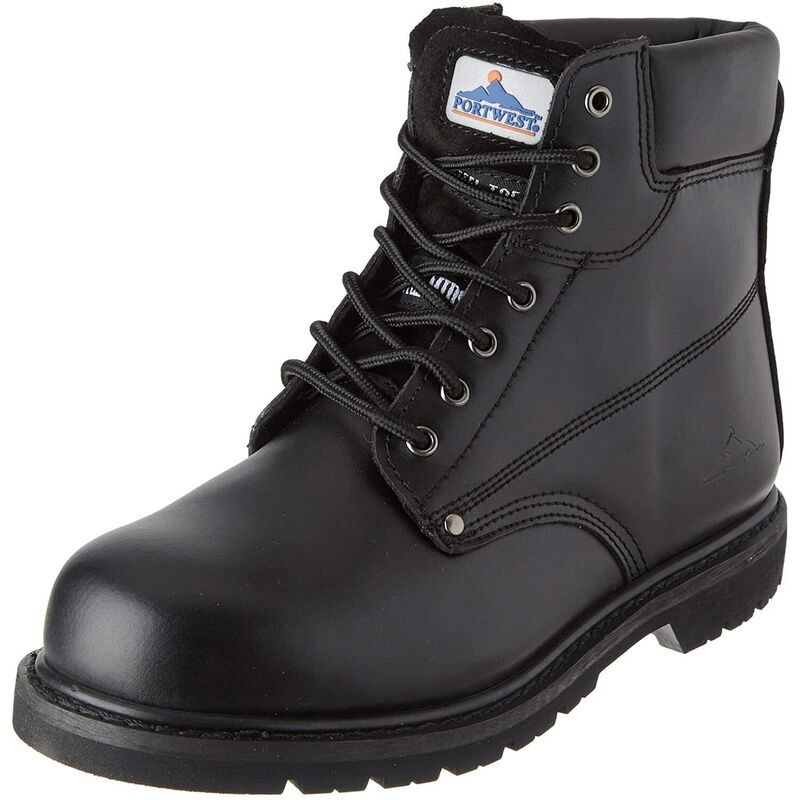 Portwest Mens Steelite SBP HRO Leather Safety Boots (6.5 UK) (Black)