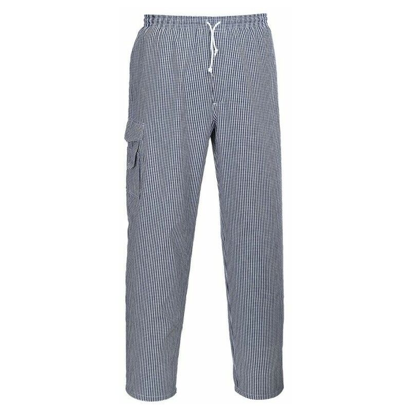 Pantalon de cuisine Portwest Chester 100/% coton