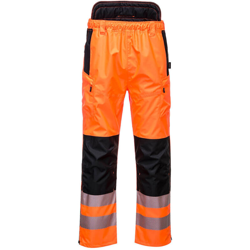 Portwest - Pantalon Extrême Haute Visibilité Pw3 Couleur : Orange/noir Taille l