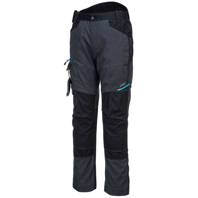 portwest - pantalon wx3 travail couleur : gris métal short taille 38