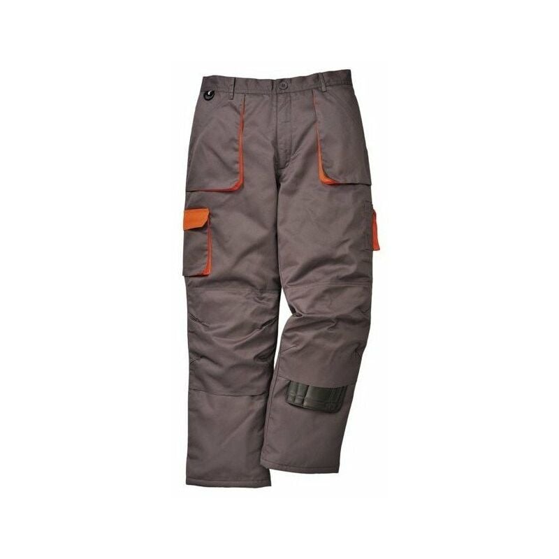 Pantalon Portwest Texo Contrasté matelassé couleur : Gris taille l Portwest