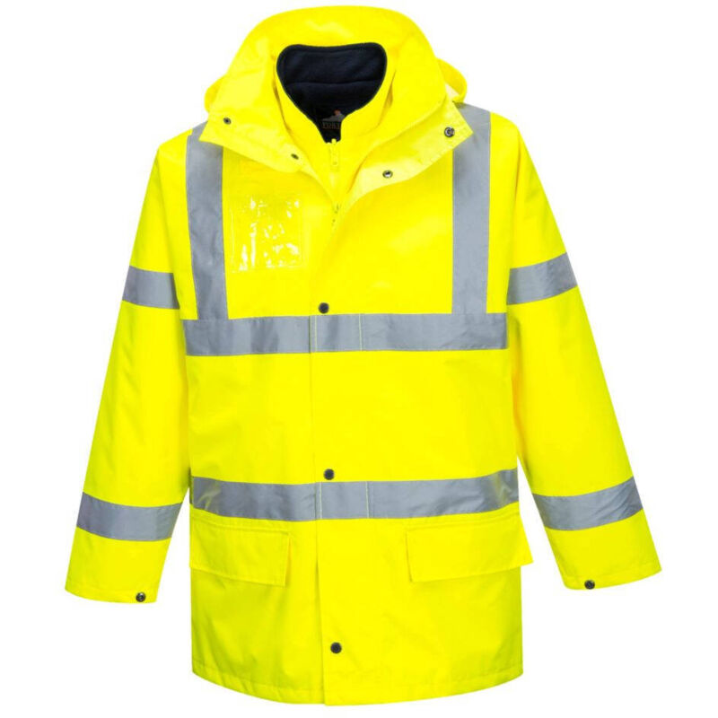 Parka Hi-Vis Essential 5 en 1 couleur : Jaune taille m Portwest