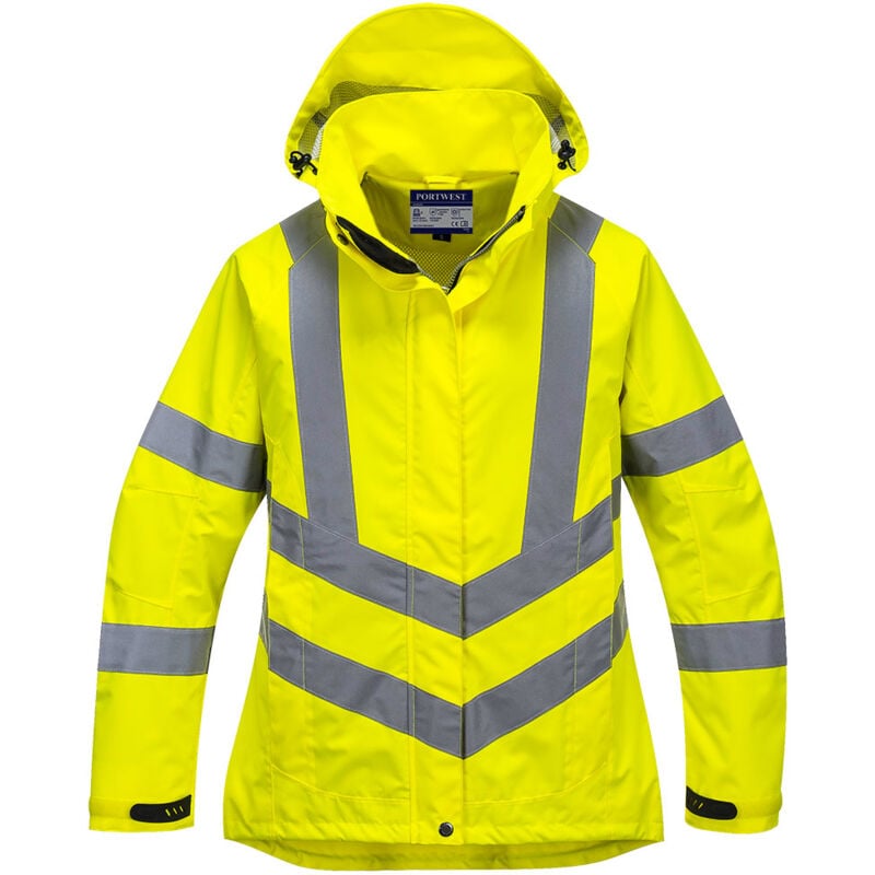 Parka femme Hi-Vis respirante couleur : Jaune taille s Portwest