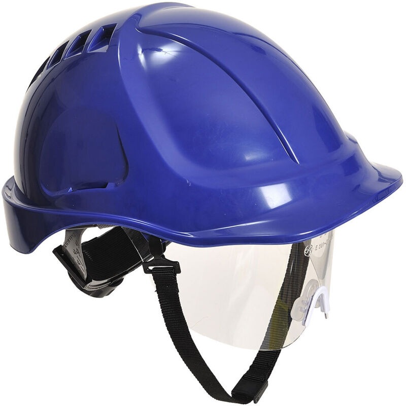 Image of Endurance Plus Visier Helm mit blauer Royal-Visier