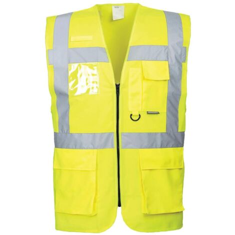 Portwest S476 Gilet Executive Berlino, Giallo, L
