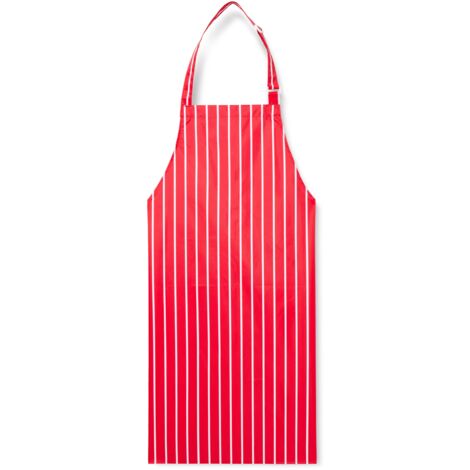 Portwest S849RER Grembiule impermeabile con bretelle, Rosso, 0
