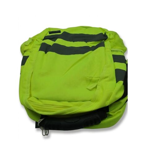 PORTWEST - Sac à dos haute visibilité B905 - Compartiment PC et bandes réfléchissantes - Confort et sécurité - Voir photos