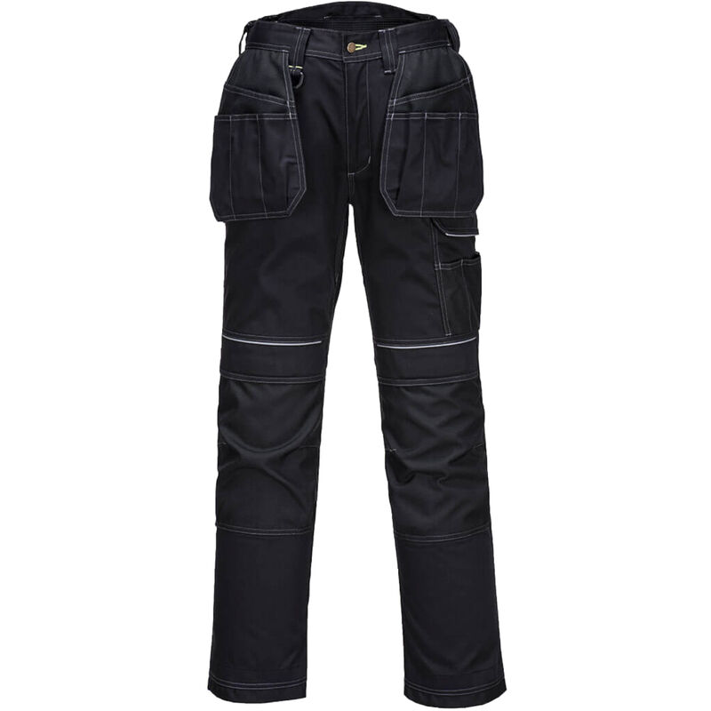 Portwest - PW305 - PW3 Stretch Holster Trouser Black 34 Waist