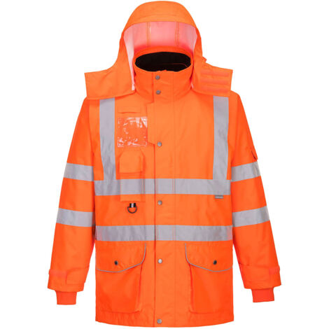 Portwest Traffic RT27 7-in-1 wasserdichte Warnweste - L