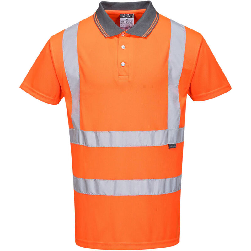 Portwest Hochsichtbares Polo Ris Orange Xl