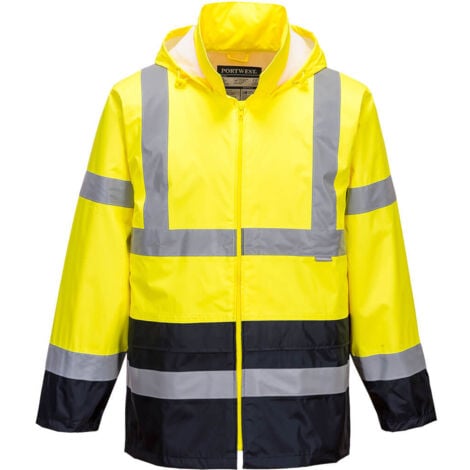 Portwest Warnschutz Regenjacke EN ISO 20471 gelb XL