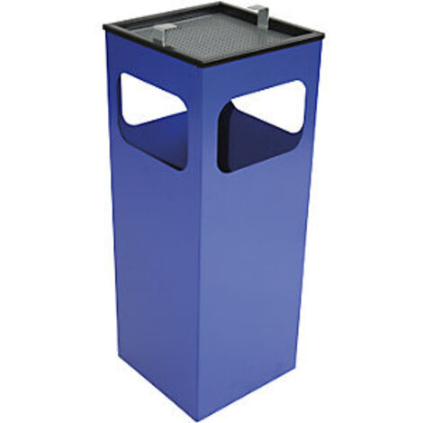 Posacenere Blu Cubo Di Spazzatura