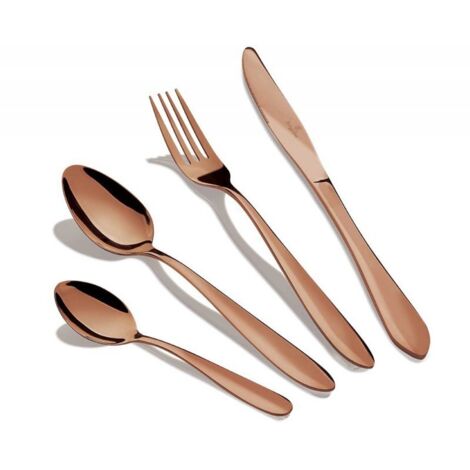 POSATE 24 PEZZI BERLINGER HAUS BH-2623 ORO ROSA