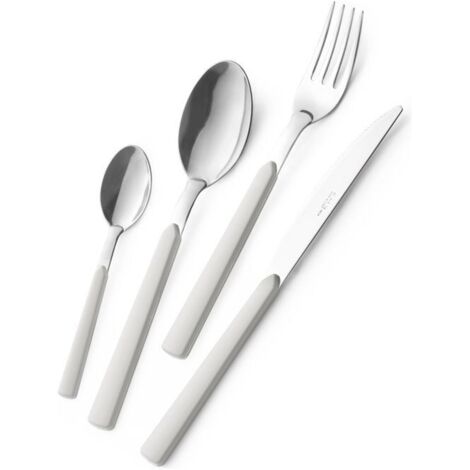 Posate Acciaio Bianco Pz24 Fast Eme