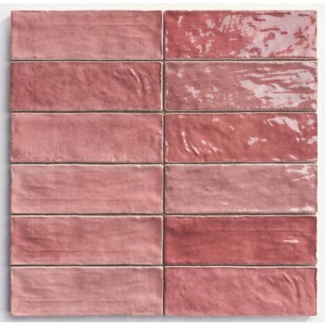 MAINZU CERAMICA Positano Rubino 6,5x20 (caja de 0,5 m2)