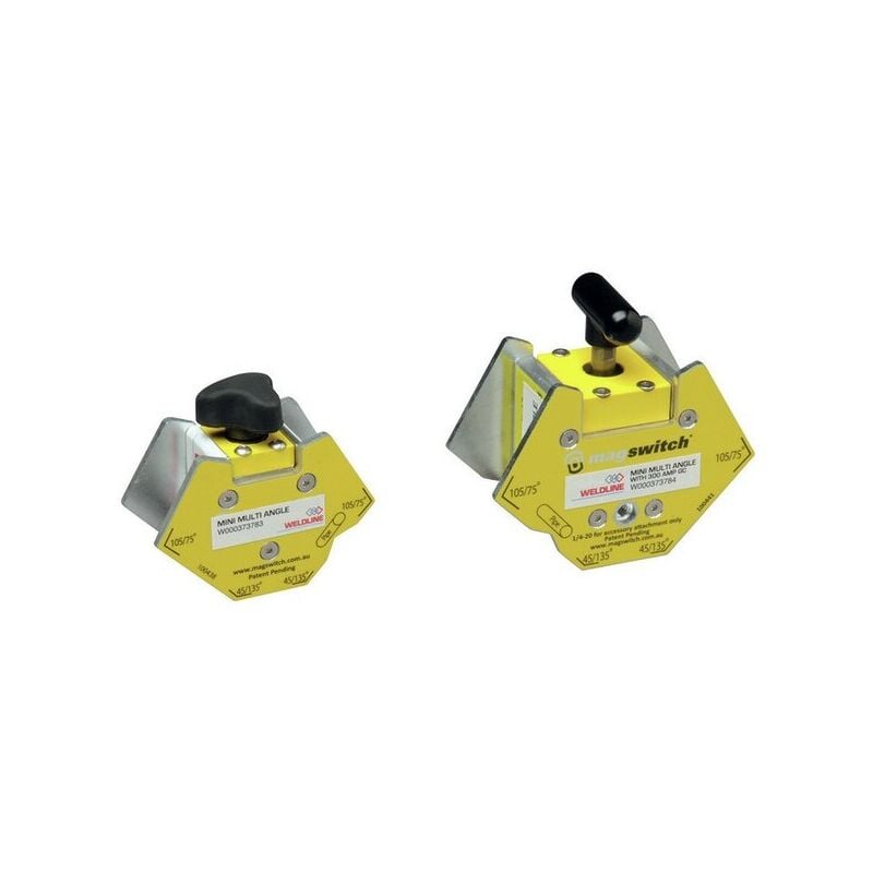 Weldline - Positionneur d'angle magnétique pour soudure s mini - Force magnétique : 40 kg - Angles de soudage réalisables : 45135 °