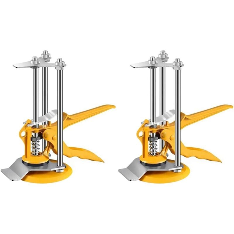 Positionneur de levage, régulateur de carreaux multifonctionnel, bras manuel, outils de serrage portables, 2 pièces, accessoires d'outils