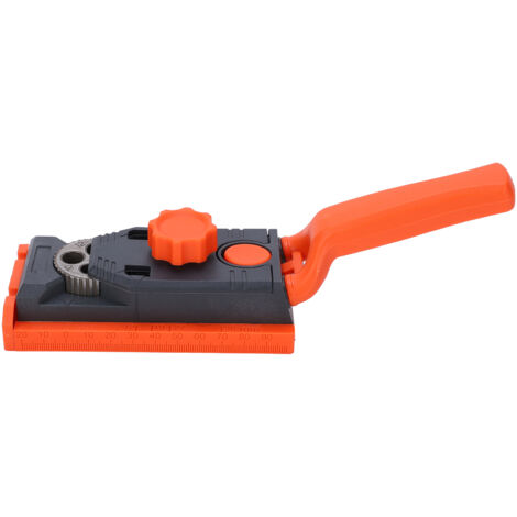 Positionneur de perçage oblique en plastique pour trous d'encastrement, guide de perçage précis pour bricolage et menuiserie.