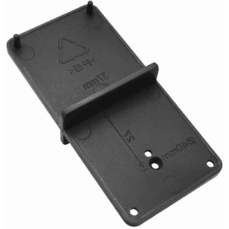 Positionneur de poinçon monobloc noir pour le perçage en menuiserie