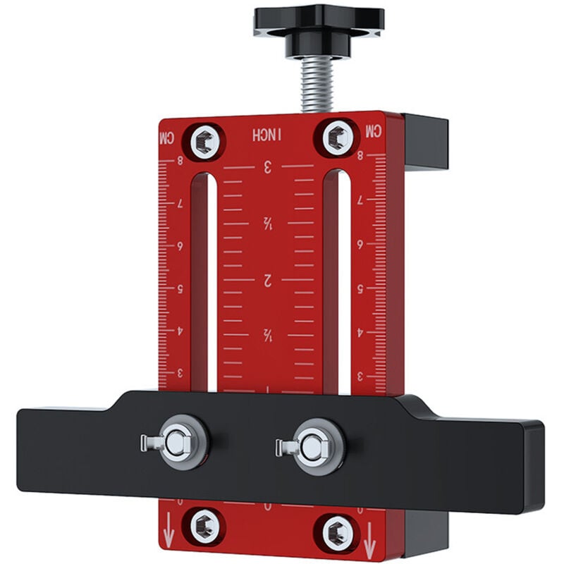 Positionneur d'installation de porte d'armoire, gabarit de matériel polyvalent, outil de travail du bois à haute protection pour un alignement sans